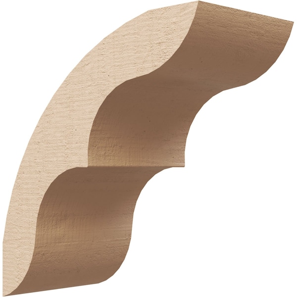 Ekena Millwork 5-inch W x 10-inch D x 10-inch H Ozark Rough Cedar Woodgrain TimberThane Knee Brace, Primed BRCUR05X10X10OZKRCPR - main